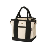 日本 ALTROSE 帆布2WAY托特包 肩背手提包 | 三格 帆布包 肩背包女 手提包 側背包 托特包