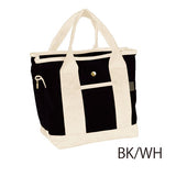 日本 ALTROSE 帆布2WAY托特包 肩背手提包 | 三格 帆布包 肩背包女 手提包 側背包 托特包