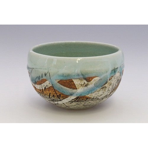 陶瓷碗 日本製 JAPANESE MODARN二色線刻造型碗 美濃燒｜復古碗 餐具碗 飯碗 湯碗 日本碗