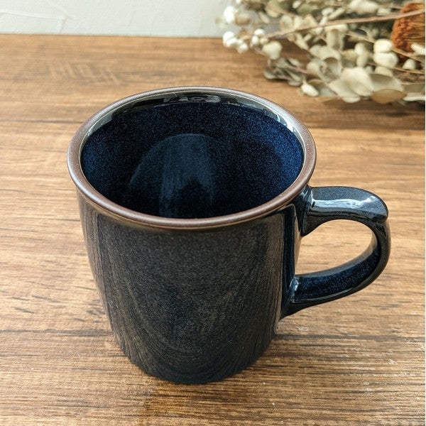 【日本野田】美濃燒 職人釉燒 陶瓷馬克杯 330ml 亮澤釉面 陶瓷咖啡杯 手作溫潤杯身 杯子