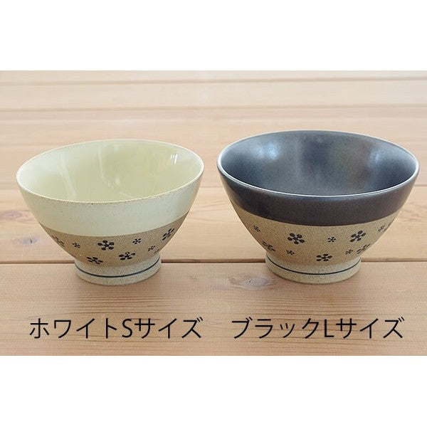 日本製 有田燒 殘雪 素燒工藝 夫妻對碗｜日常飯碗 陶瓷碗 湯碗