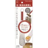 日本製 小久保 玉米罐頭漏勺湯匙 | 漏勺 挖勺 罐頭湯匙 濾勺 附叉子 撈勺 刮勺 罐頭勺 塑膠湯匙