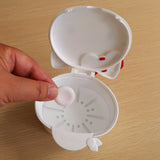 日本製 Hello Kitty 假牙/隱適美/維持器浸泡清潔盒 | 透明牙套 牙套盒 牙齒收納盒