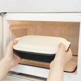 日本代購 3COINS 微波爐調理盒 一台六用 | 微波神器 六合一料理盒 煎魚神器 煎/炒/煮/蒸/燉