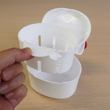 日本製 Hello Kitty 假牙/隱適美/維持器浸泡清潔盒 | 透明牙套 牙套盒 牙齒收納盒