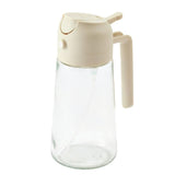 日本 3COINS 2way 兩用玻璃噴油瓶 460ml | 噴油 倒油 油壺 噴霧式 噴倒兩用油壺