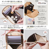 日本 LIZDAYS 大象造型風琴零錢卡包 10層卡夾｜防盜 可愛零錢包 零錢包 卡夾零錢包 風琴包