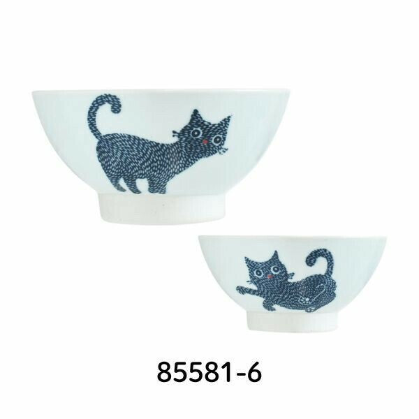 日本製 波佐見燒 可愛陶瓷動物飯碗 | Nordic Animals 北歐風飯碗 輕巧耐用 兒童碗 小碗