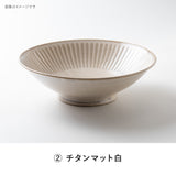 日本製 美濃燒 經典撥水十草陶瓷碗系列 | 十草碗 線條碗 日本製碗 拉麵碗 飯碗 小碟子 多功能碗