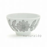 日本製 波佐見燒 北歐雛菊陶瓷碗 | 飯碗 湯碗 寬口碗 深碗 小丼碗 花朵碗 陶瓷飯碗 西山窯