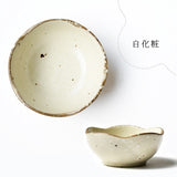 日本製 美濃燒 陶瓷梅形3.0小鉢 | 優格碗 前菜碗 沙拉碗 小碗 小餐碗 小碟子 醬料碟 多用途小鉢