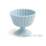 日本製 波佐見燒 和山窯 花邊甜點杯 | 聖代杯 冰淇淋杯 優格杯 布丁杯 陶瓷高腳杯 沙拉小菜碗