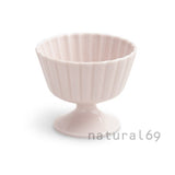 日本製 波佐見燒 和山窯 花邊甜點杯 | 聖代杯 冰淇淋杯 優格杯 布丁杯 陶瓷高腳杯 沙拉小菜碗