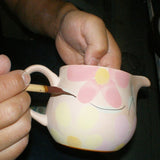 日本製 佐賀 有田燒 手繪花朵茶壺 | 泡茶壺 日本茶壺 花卉茶壺 泡茶 茶具 茶杯 櫻花茶壺 陶瓷茶壺