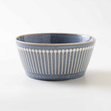 日本製 美濃燒 Albee 線條十草多用碗 13cm | 沙拉碗 深碗 麥片碗 優格碗 甜點碗 日本製碗