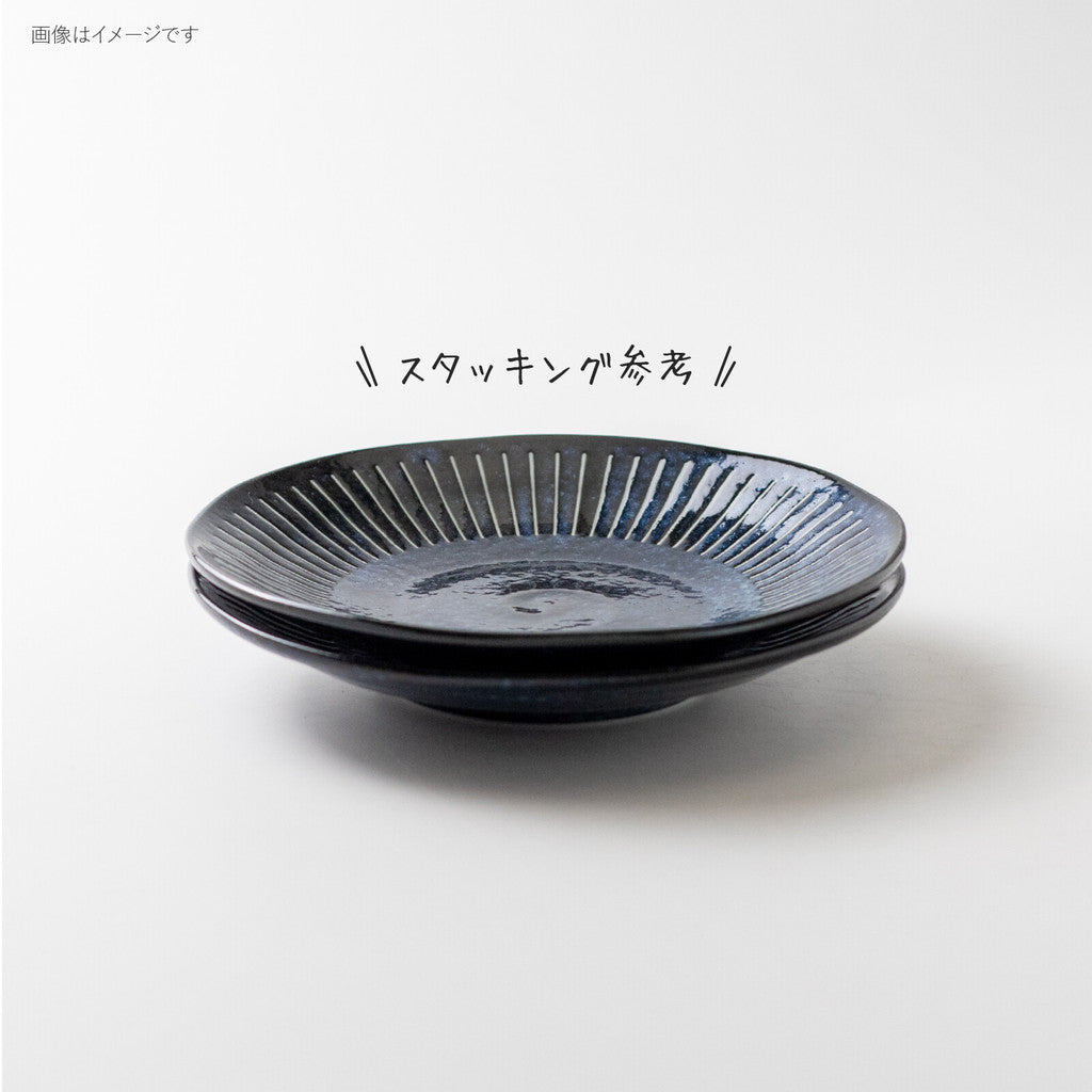 日本製 撥水十草陶瓷餐盤系列 全五種 | 圓盤 深盤 大盤 小碟子 日式盤子 日本製餐盤 十草盤 陶瓷盤