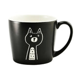 日本製 美濃燒 啞光貓咪馬克杯 310cc | 霧面馬克杯 咖啡杯 水杯 茶杯 日本製杯子 貓咪杯子