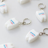 日本 DULTON 攜帶式牙線盒鑰匙圈 | 牙線盒 牙線 牙齒清潔 剔牙 預防蛀牙 隨身攜帶 創意禮物