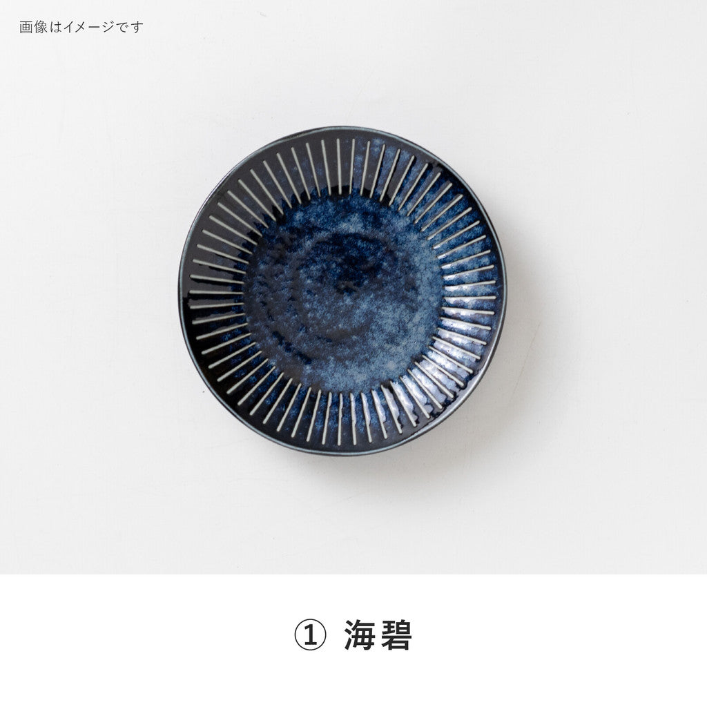 日本製 撥水十草陶瓷餐盤系列 全五種 | 圓盤 深盤 大盤 小碟子 日式盤子 日本製餐盤 十草盤 陶瓷盤