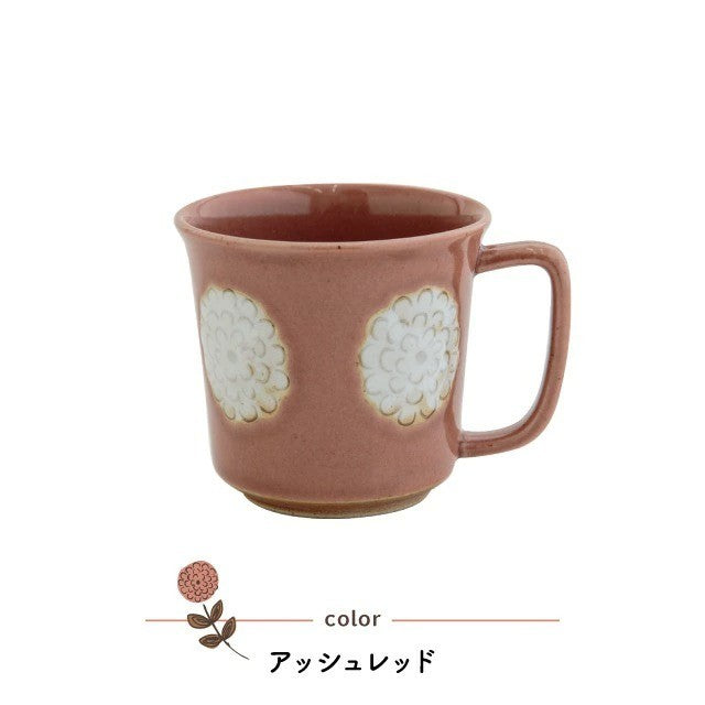 日本製 BISQUE 波佐見燒 花朵陶瓷餐盤/馬克杯/餐墊 | 杯子 點心盤 咖啡杯 盤子 日本製餐盤