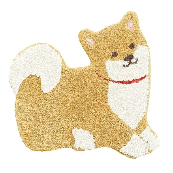 可愛造型 柴犬款 防滑 吸水 造型地墊｜居家 浴室 玄關 床邊 門口