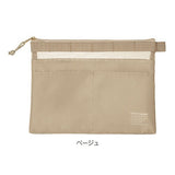 日本 kleid 多層網狀收納袋 A5/A6| 網格袋 護照套 袋中袋 文具收納