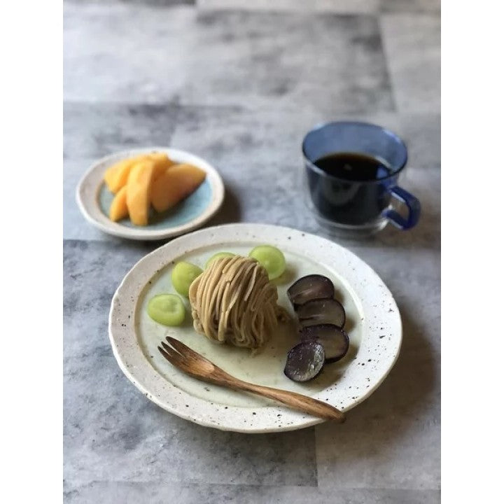 日本製 美濃燒 湖水色 陶瓷圓盤︱淺盤 食器 陶器 日式盤具