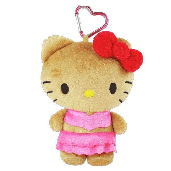 日本 Sanrio 三麗鷗 日燒吊飾收納包 | 黑皮 拉鍊收納包 零錢包 包包吊飾 小物包 曬黑Kitty