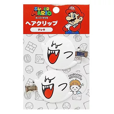 mario 超級瑪利歐瀏海夾 2入組︱髮夾 蘑菇 問號 栗寶寶 造型髮飾