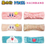 日本 星之卡比 哆啦a夢 洗臉髮帶 | 絨毛頭巾 吸水髮帶