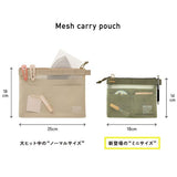 日本 kleid 多層網狀收納袋 A5/A6| 網格袋 護照套 袋中袋 文具收納