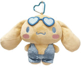 日本 Sanrio 三麗鷗 日燒吊飾收納包 | 黑皮 拉鍊收納包 零錢包 包包吊飾 小物包 曬黑Kitty