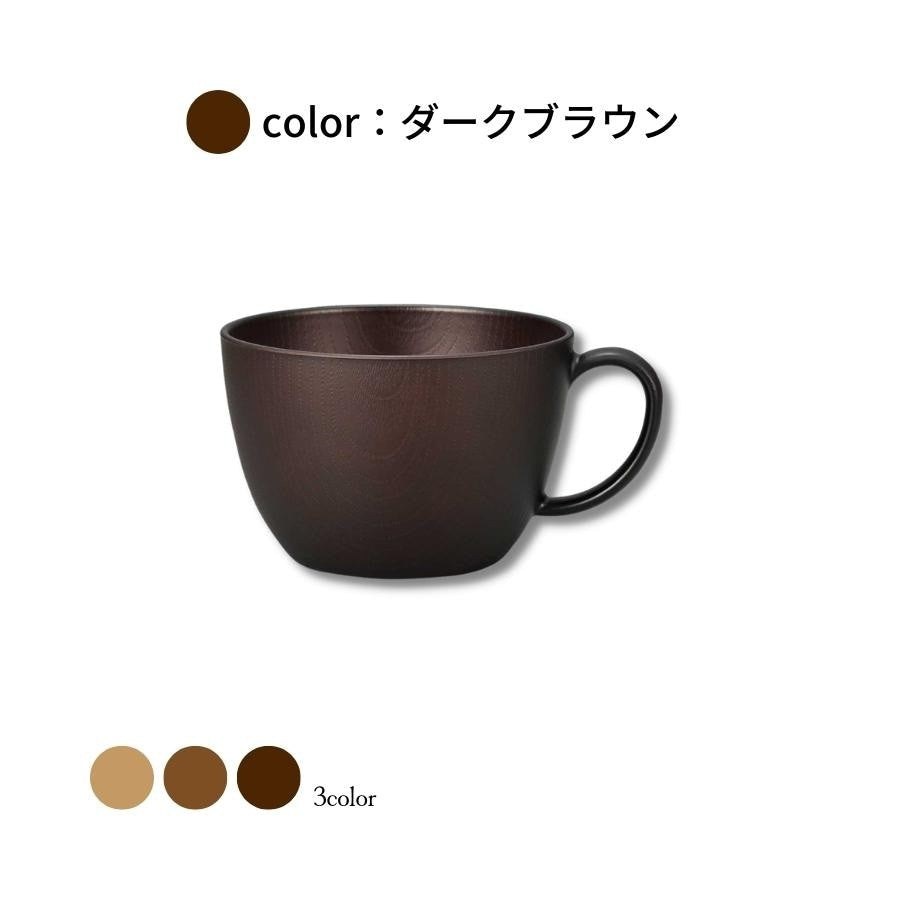 NH home 木紋馬克杯 450ml︱樹脂餐具 耐摔 露營 野餐