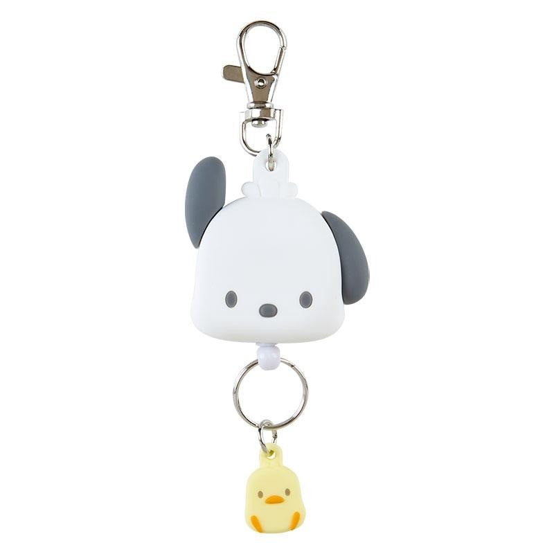 日本 正版三麗鷗 矽膠伸縮鑰匙圈 | Sanrio 易拉扣 鑰匙扣 酷洛米 美樂蒂 凱蒂貓