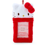 日本限定 三麗鷗 sanrio 絨毛卡套吊飾 | 小卡收納 拍立得 票卡夾 證件套 鑰匙圈