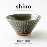 日本 美濃燒 shino 丼飯碗 |  陶瓷碗 大碗 拉麵碗 餐碗 斗笠碗 蓋飯碗
