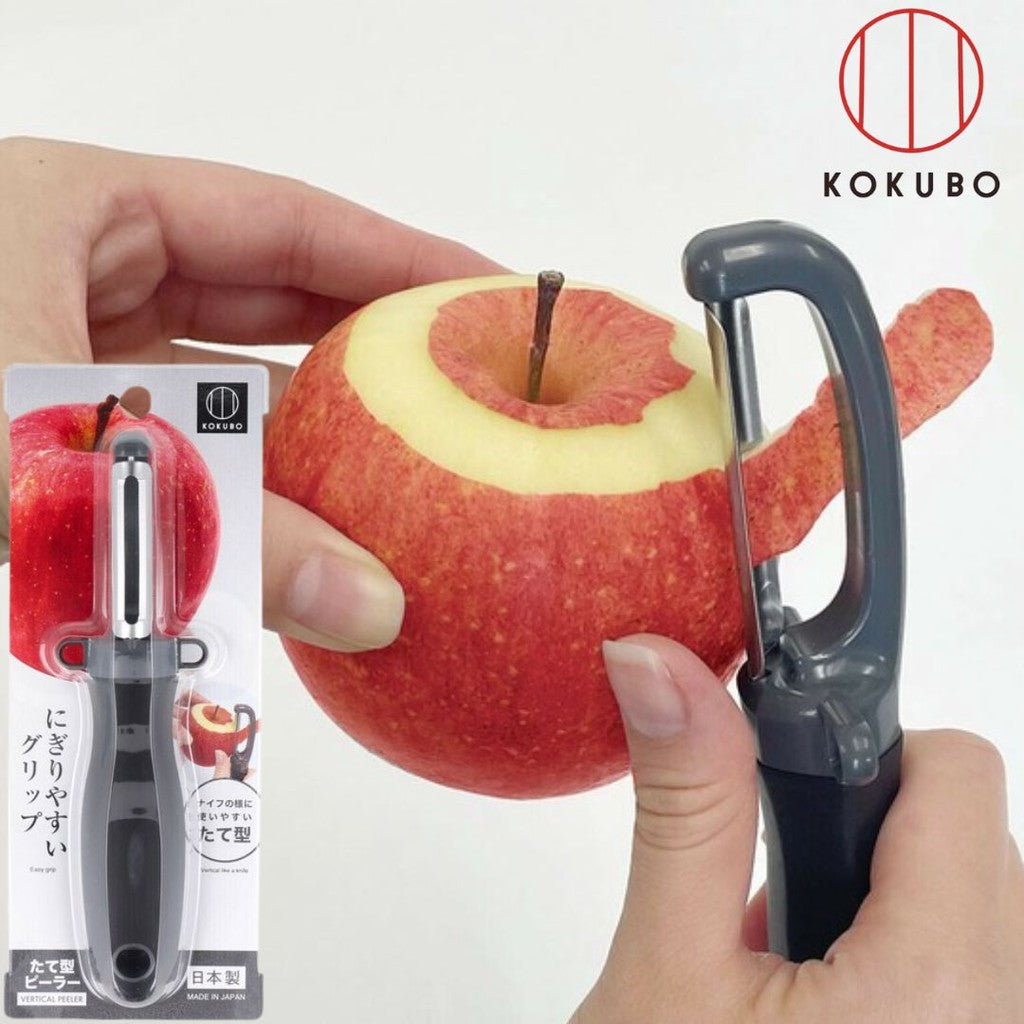 日本製 小久保KOKUBO 直式水果削皮刀 | 削皮器 刨刀 直柄削皮刀 削皮神器