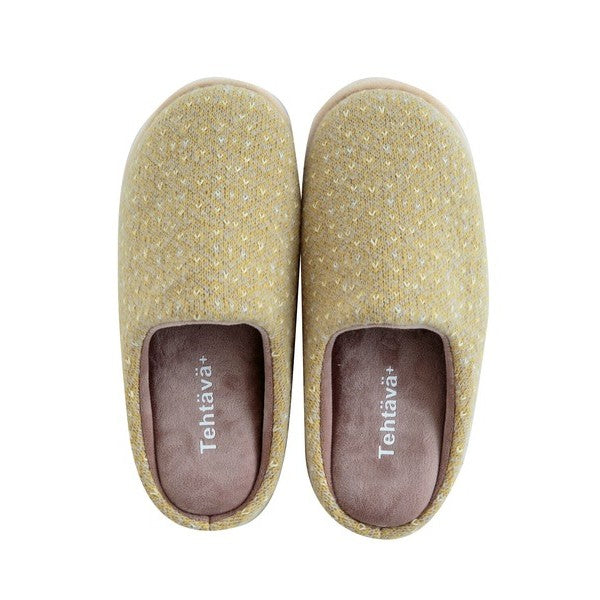 日本 Tehtava+ 保暖針織拖鞋 五色 | 厚底拖鞋 保暖室內鞋 居家拖鞋 冬天拖鞋