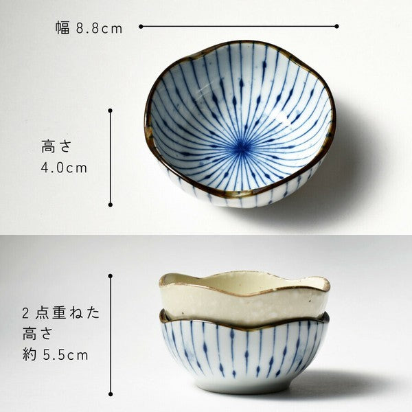 美濃燒 梅花形3.0陶瓷小鉢︱小碟 配菜 醬料 日式餐具