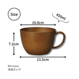 NH home 木紋馬克杯 450ml︱樹脂餐具 耐摔 露營 野餐