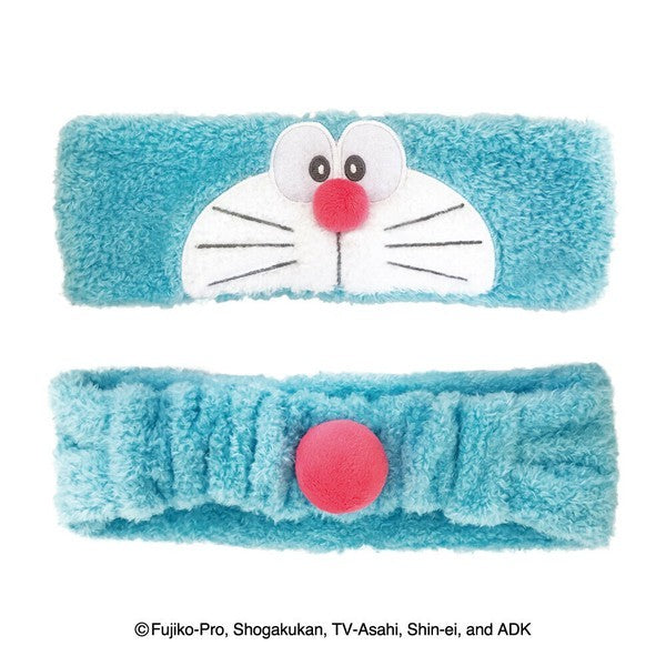日本 星之卡比 哆啦a夢 洗臉髮帶 | 絨毛頭巾 吸水髮帶