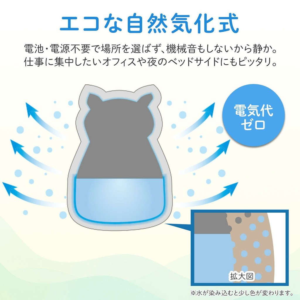 貓陶瓷加濕器︱桌上型 擺件 自然蒸發 無需電源