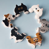 日本 sun-star JITTOME 貓咪造型夾 | 文件夾 手帳夾 收據夾 密封夾