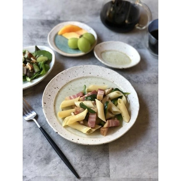 日本製 美濃燒 湖水色 陶瓷圓盤︱淺盤 食器 陶器 日式盤具