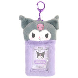 日本限定 三麗鷗 sanrio 絨毛卡套吊飾 | 小卡收納 拍立得 票卡夾 證件套 鑰匙圈