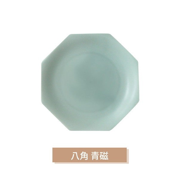 日本製 美濃燒 簡約風格四款不同造型 陶瓷小餐盤｜日常餐桌小菜盤 蛋糕盤 分菜盤 居家陶瓷餐盤 早午餐盤