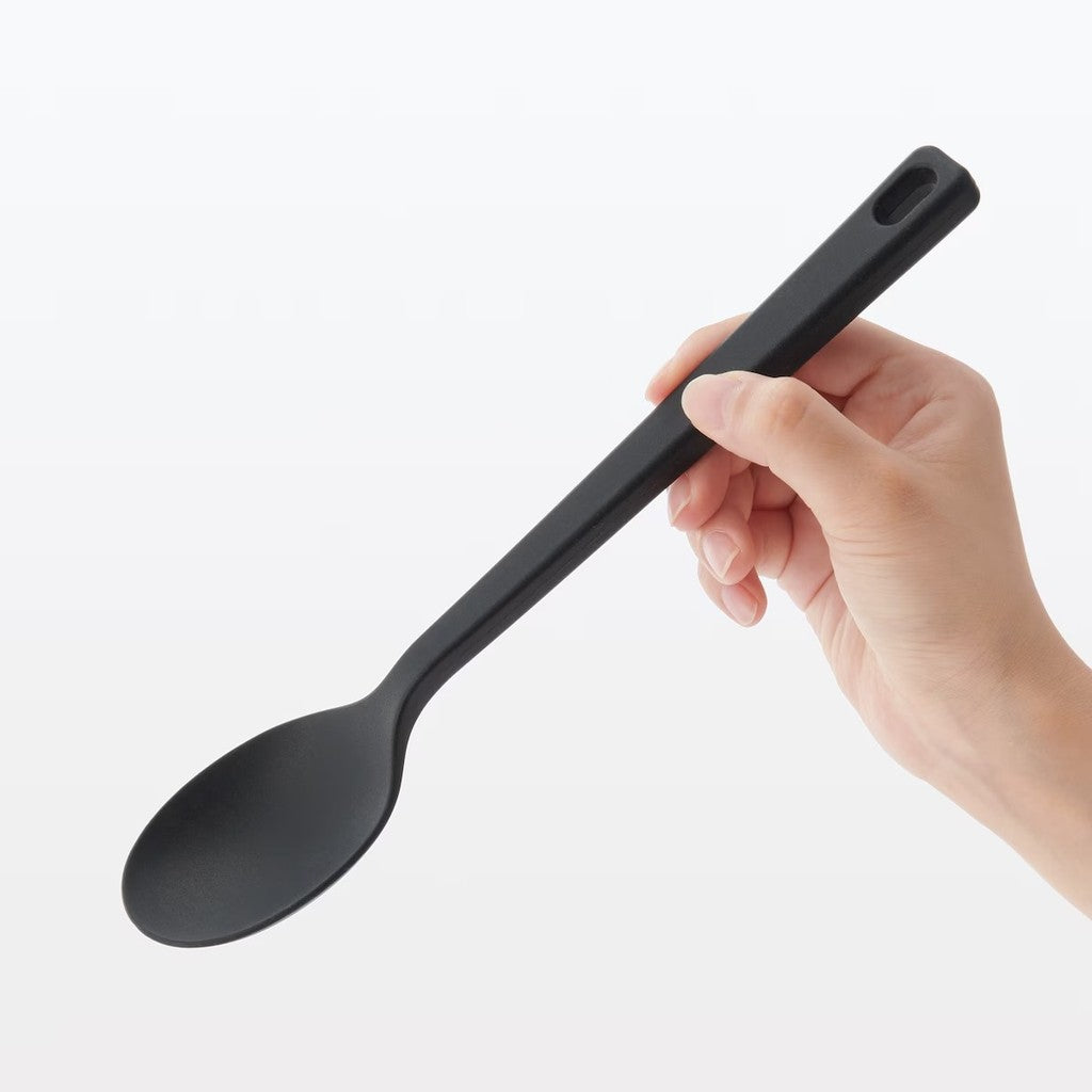 日本MUJI 無印良品 極簡風格 矽樹脂調理匙 | 湯匙 耐熱 烹飪 盛菜 餐具