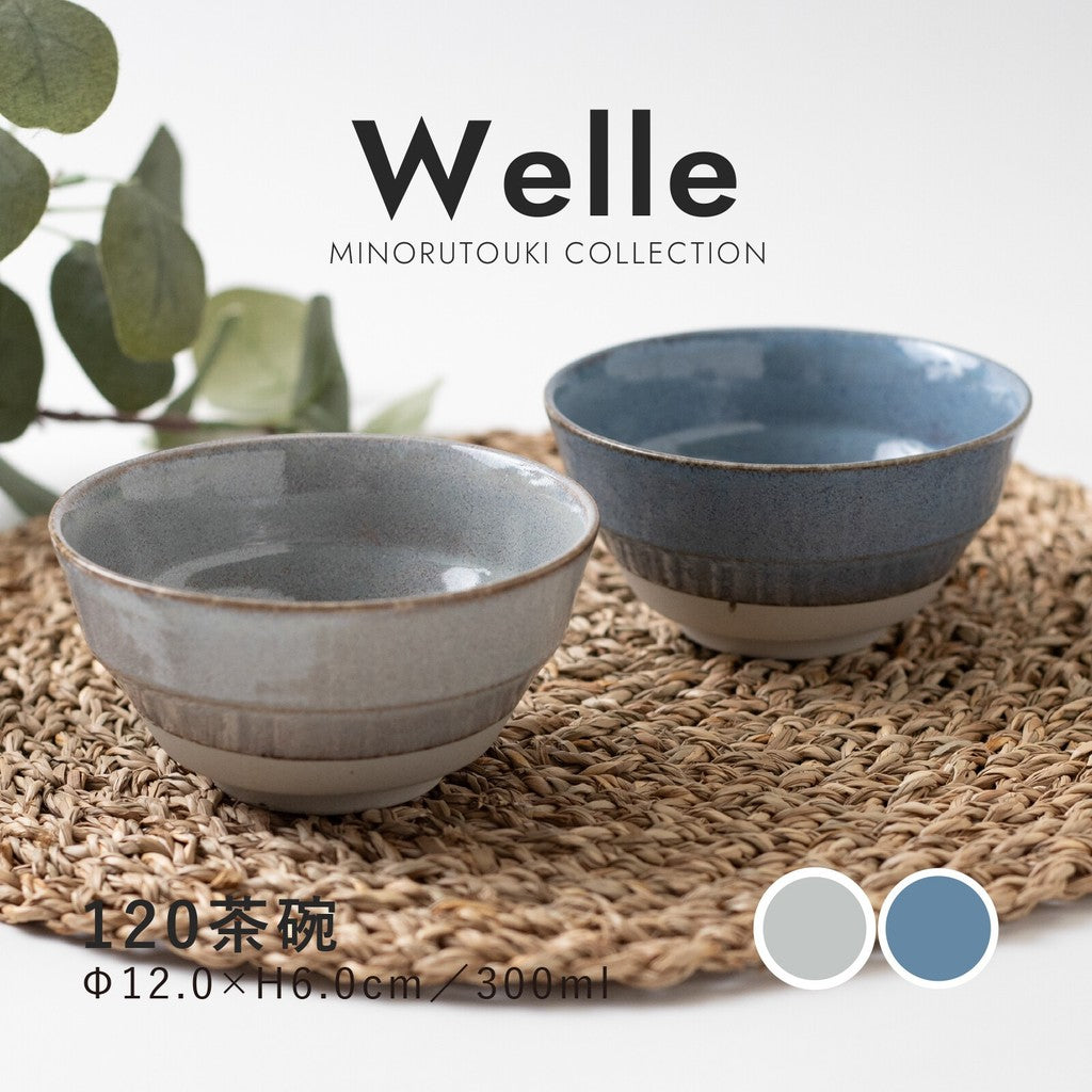 日本製 美濃燒 Welle 北歐霧感陶瓷碗 | 湯碗 漸層配色 日本碗