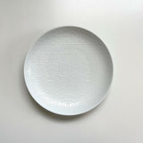 日本製 波佐見燒 15.5cm 蕾絲花紋 陶瓷餐盤｜日常質感點心盤