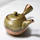 日本製 天然木灰釉急須壺 | 一心丸急須 圓形茶壺 橫手急須 日本茶壺 泡茶壺